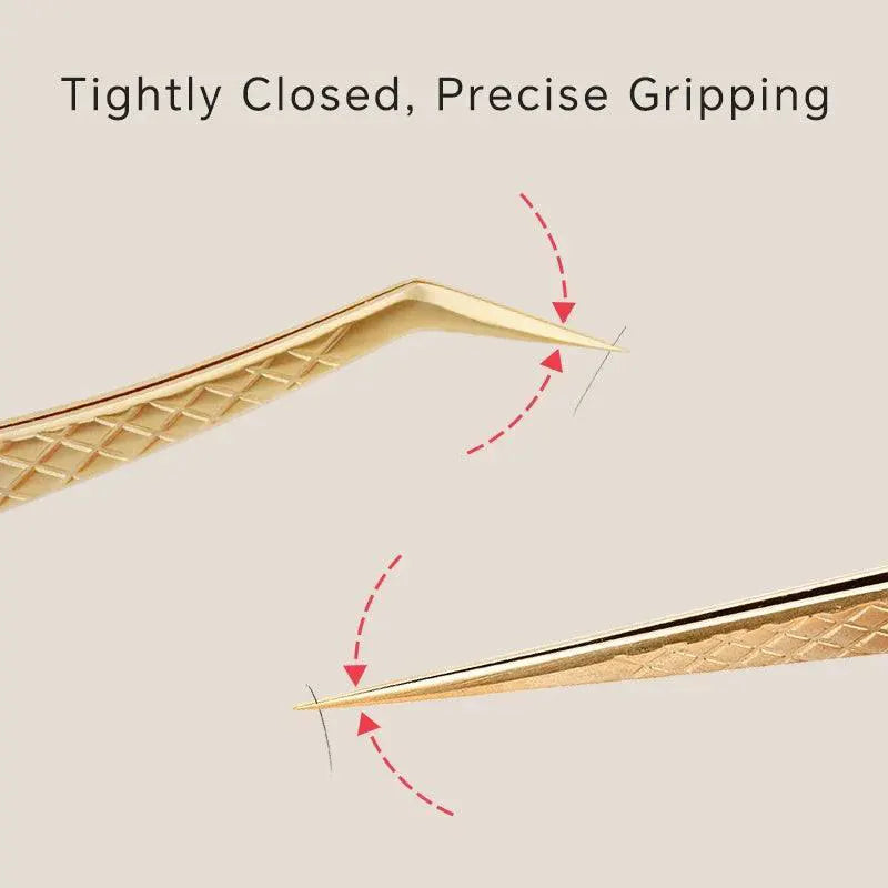 Ultimate Precision Lash Extension Tweezers Rose Gold