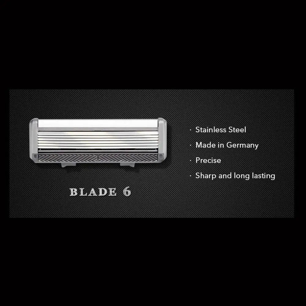 Ultimate Precision Shaving Razor Kit With 6 Blade Options