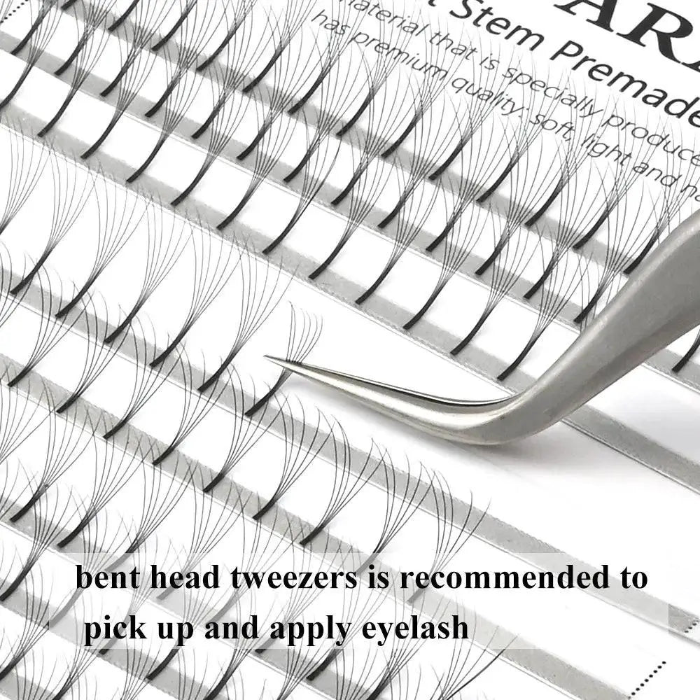 Ultimate Precision Stainless Steel Eyelash Tweezers Set