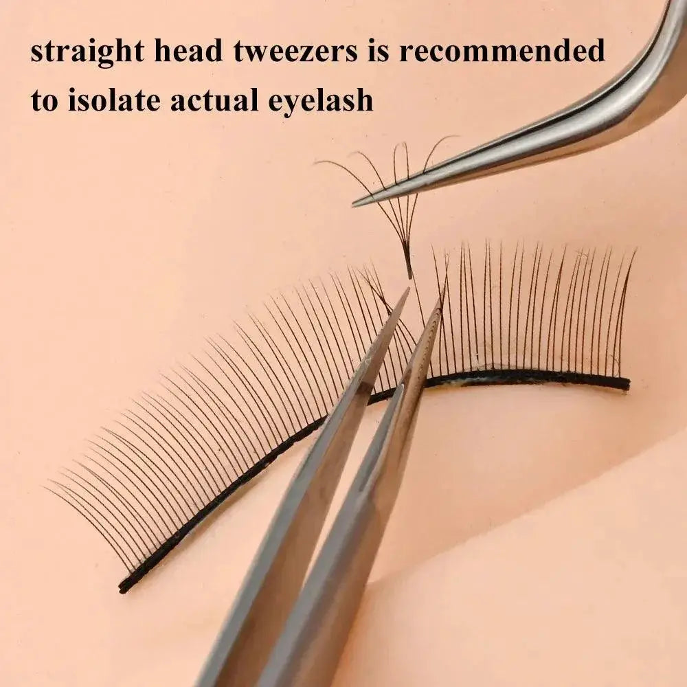 Ultimate Precision Stainless Steel Eyelash Tweezers Set