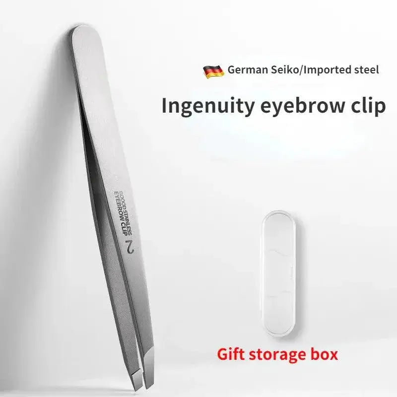 Ultimate Stainless Steel Eyebrow Tweezers Set for Grooming