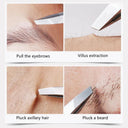 Ultimate Stainless Steel Eyebrow Tweezers Set for Grooming