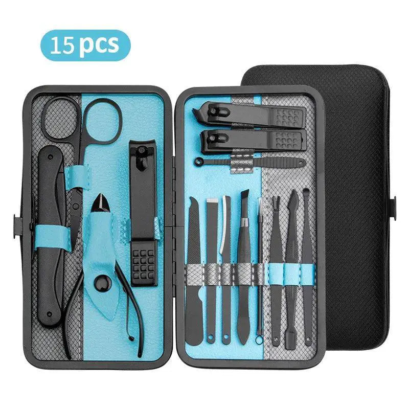Stainless Steel Manicure Pedicure Kit Set — product view 12