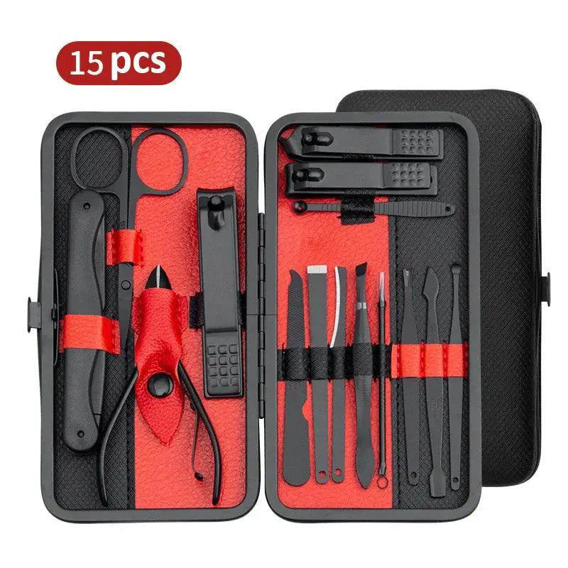 Stainless Steel Manicure Pedicure Kit Set — product view 10