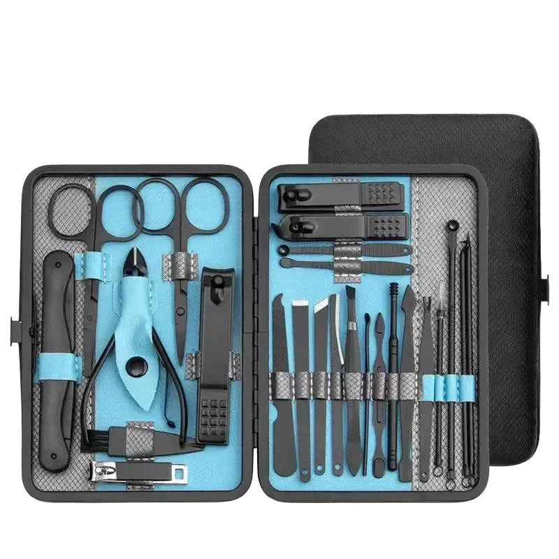 Stainless Steel Manicure Pedicure Kit Set — product view 1