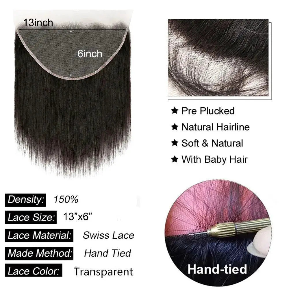 Ultimate Straight Lace Closure Hair Extensions Burmese Remy