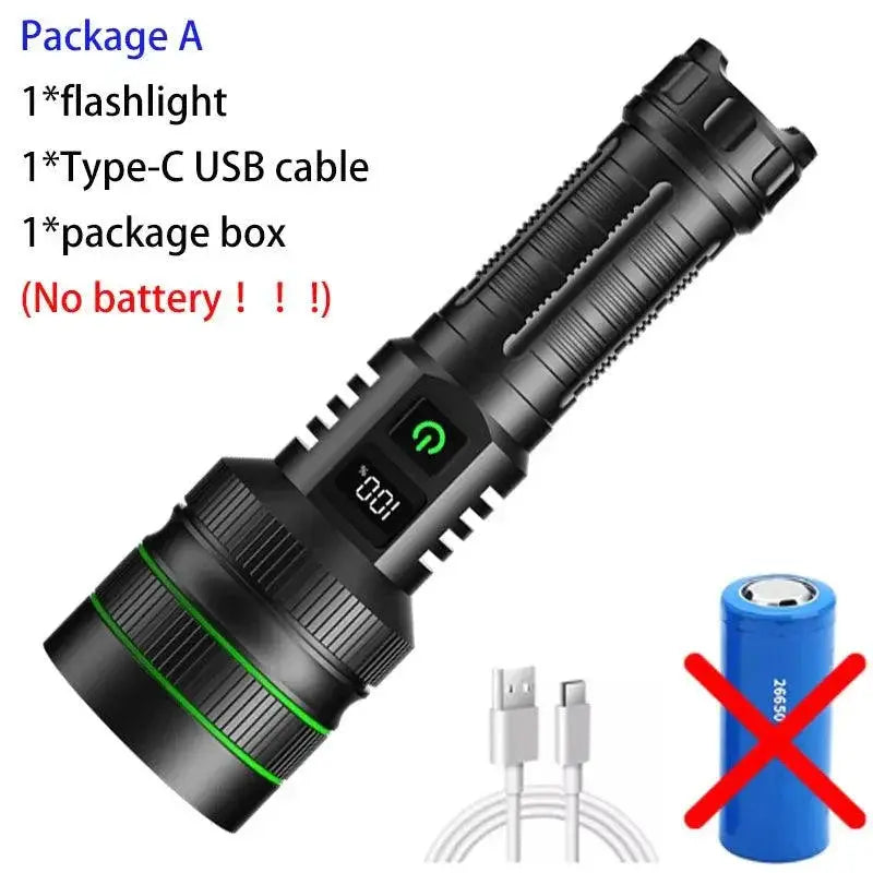 Ultimate Tactical LED Flashlight Long Range Torch Adventure