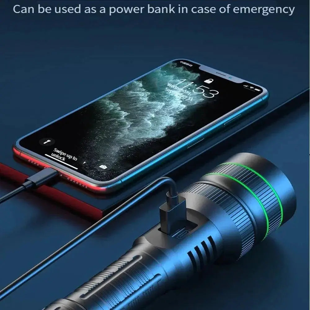 Ultimate Tactical LED Flashlight Long Range Torch Adventure