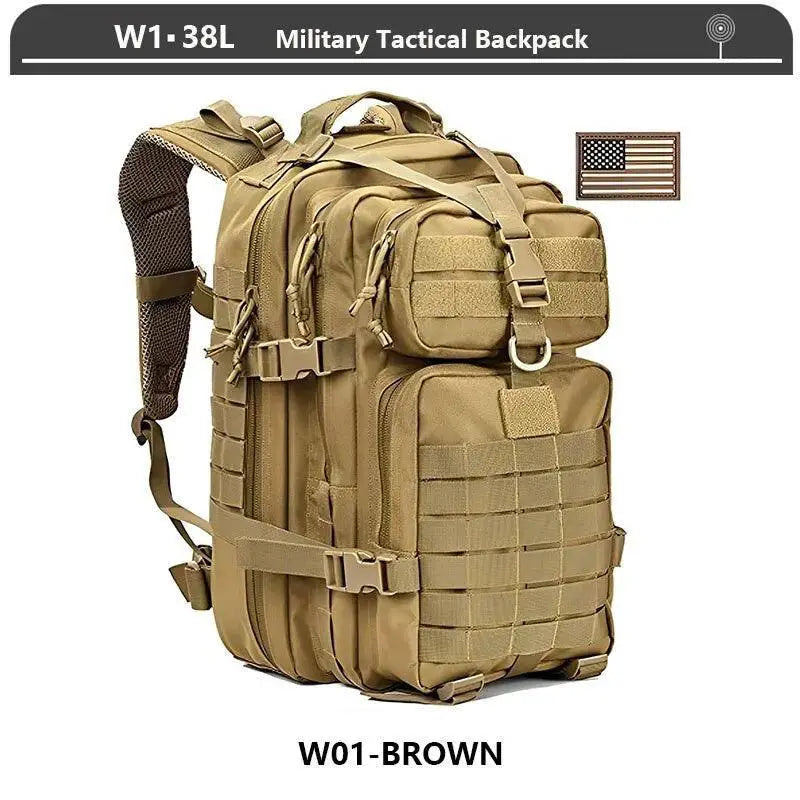 Hydration Ready Backpack for Hiking — W2 KHAKI