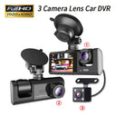 Ultimate Three-Way Vehicle Dash Cam HD Inside Cam Kit