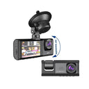 Ultimate Three-Way Vehicle Dash Cam HD Inside Cam Kit