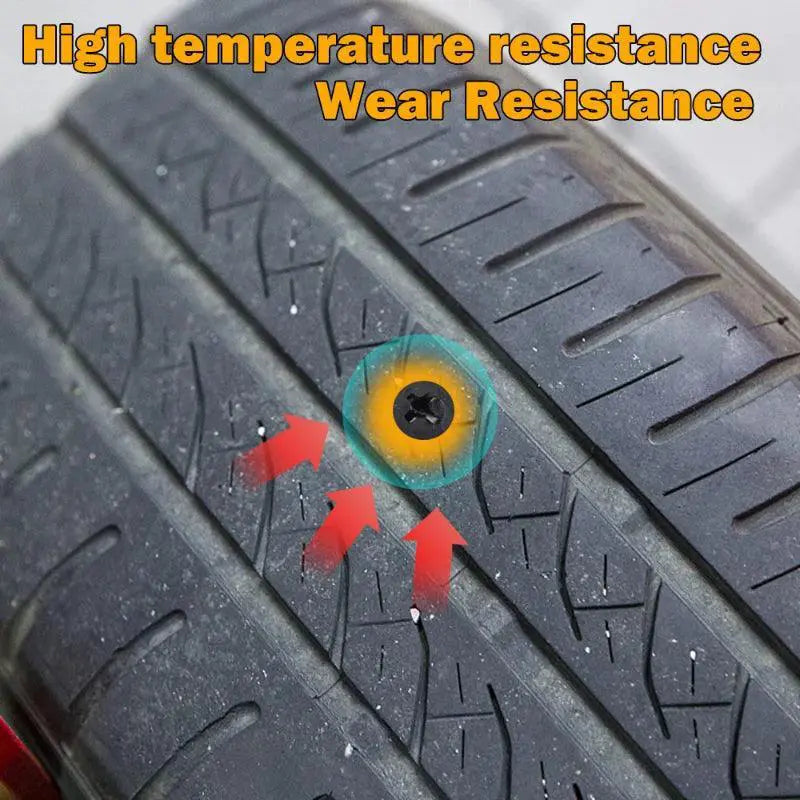 Ultimate Tire Repair Kit Premium Rubber Metal Nails Set