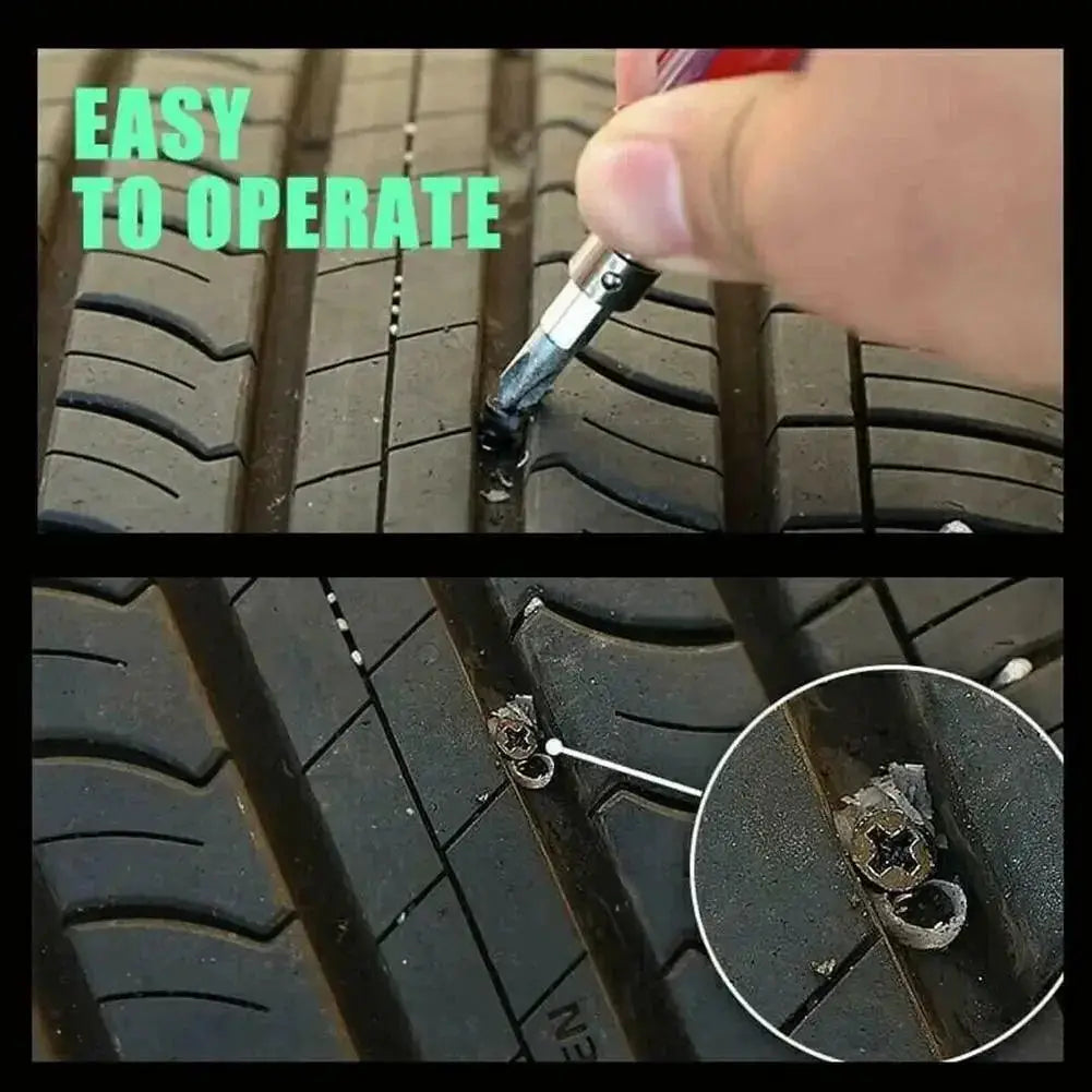 Ultimate Tire Repair Kit Premium Rubber Metal Nails Set