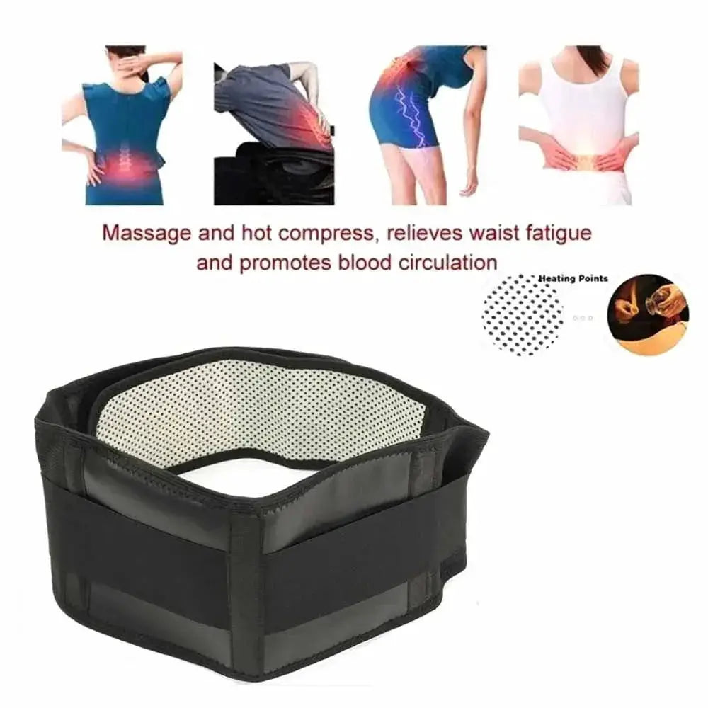 Tourmaline Magnetic Waist Belt Pain Relief With Heat Therapy