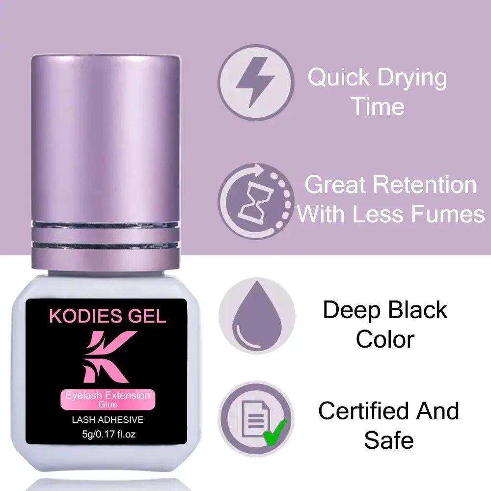Ultra Efficient Fast Drying Eyelash Glue Superior Strength
