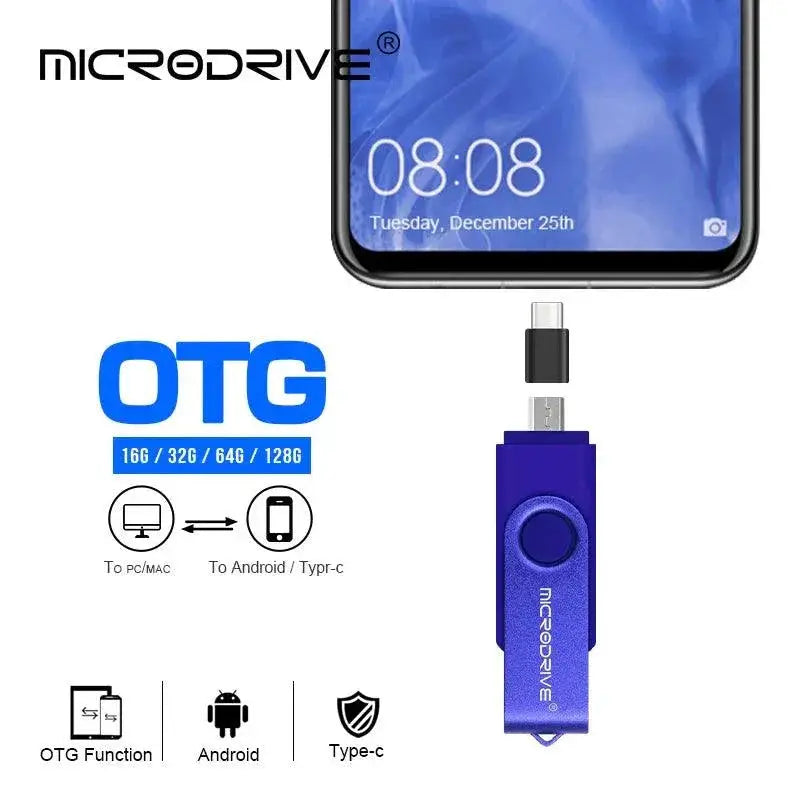Ultra Fast OTG USB Flash Drive for Android to PC Transfer