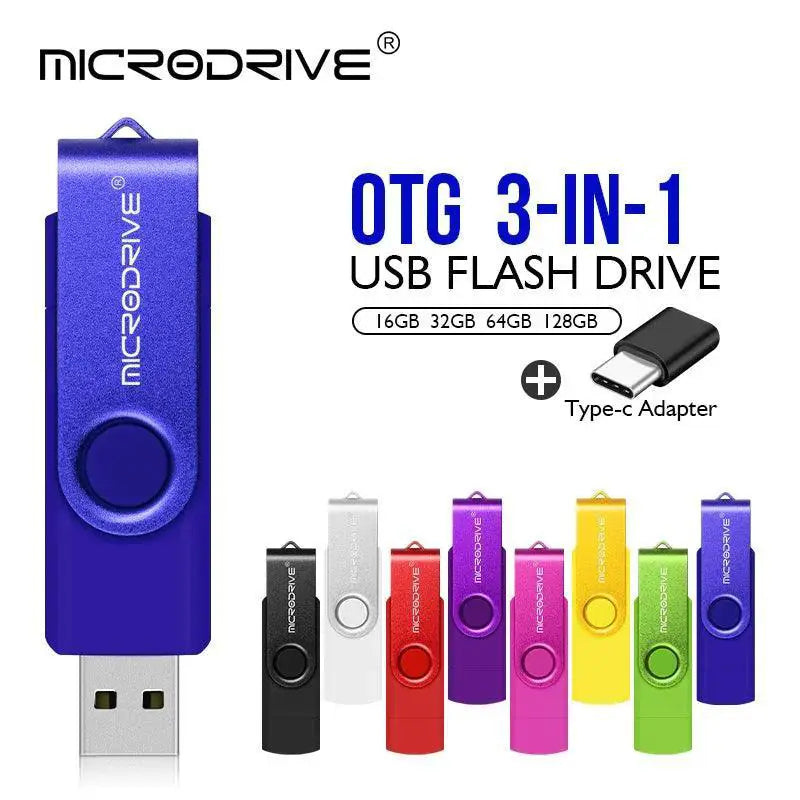 Ultra Fast OTG USB Flash Drive for Android to PC Transfer