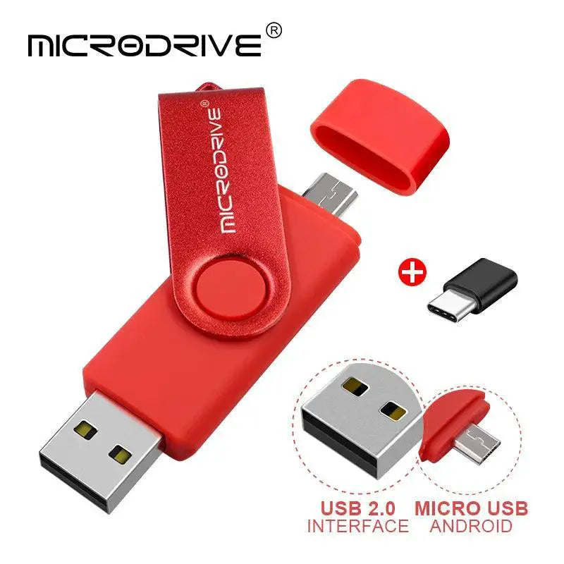 Ultra Fast OTG USB Flash Drive for Android to PC Transfer