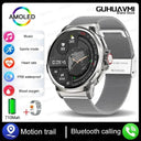 Ultra HD AMOLED Smartwatch with GPS Tracking for Men