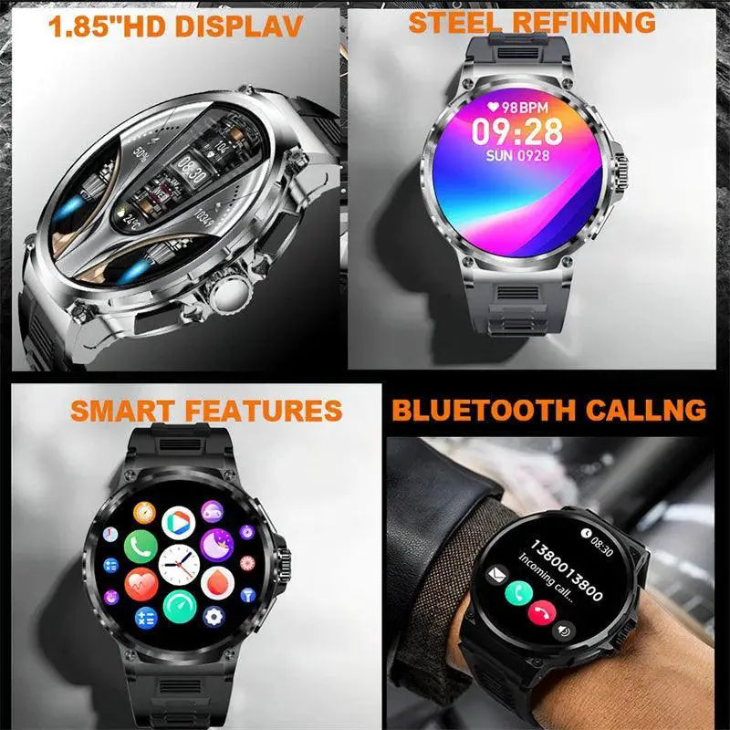 Ultra HD AMOLED Smartwatch With GPS Tracking For Men