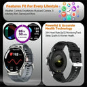 Ultra HD AMOLED Smartwatch with GPS Tracking for Men