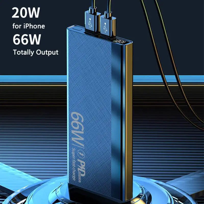 Ultra High Capacity 30000mAh Power Bank 66W Quick Charge