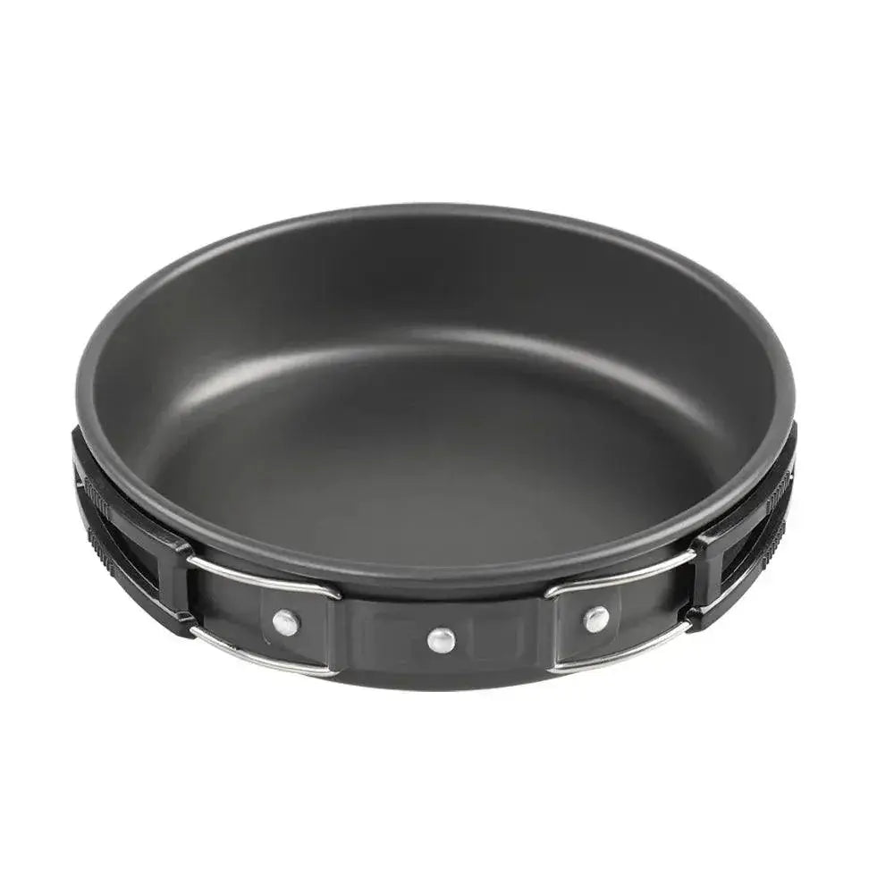 Ultra Light Aluminum Camping Cookware Set Frying Pan Outdoor