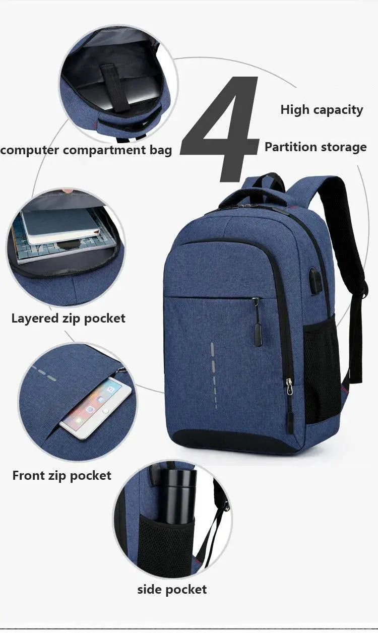 Ultra Lightweight Men's Waterproof Laptop Backpack for Work