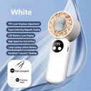 Ultra Slim 6000mAh Waist Fan Clip On Neck Fan LED All Day Cool 5 Speeds