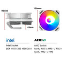 CPU Cooler For Gamers Enhanced Cooling