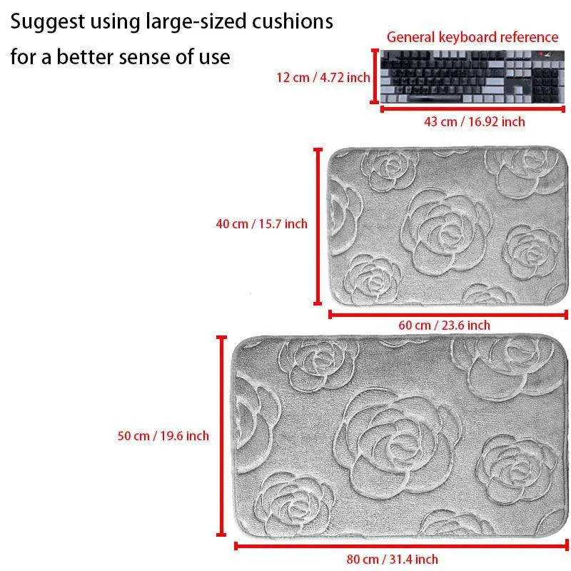 Ultra Soft Anti Skid Memory Foam Bath Mat for Comfort