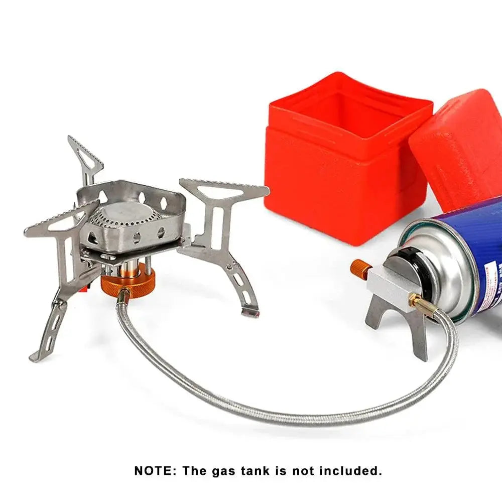 Ultralight 3500W Camping Gas Stove Burner With Windshield