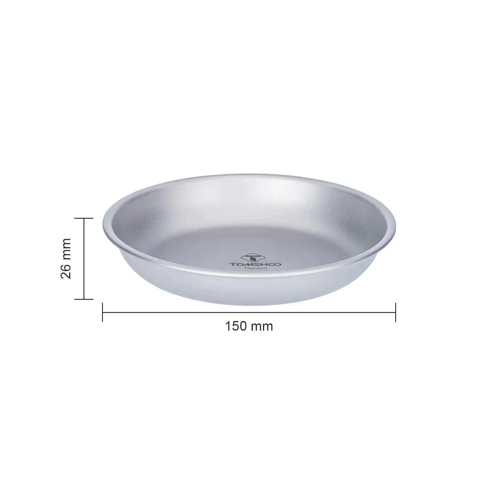 Ultralight Titanium Camping Plate For Hiking And Outdoor Use