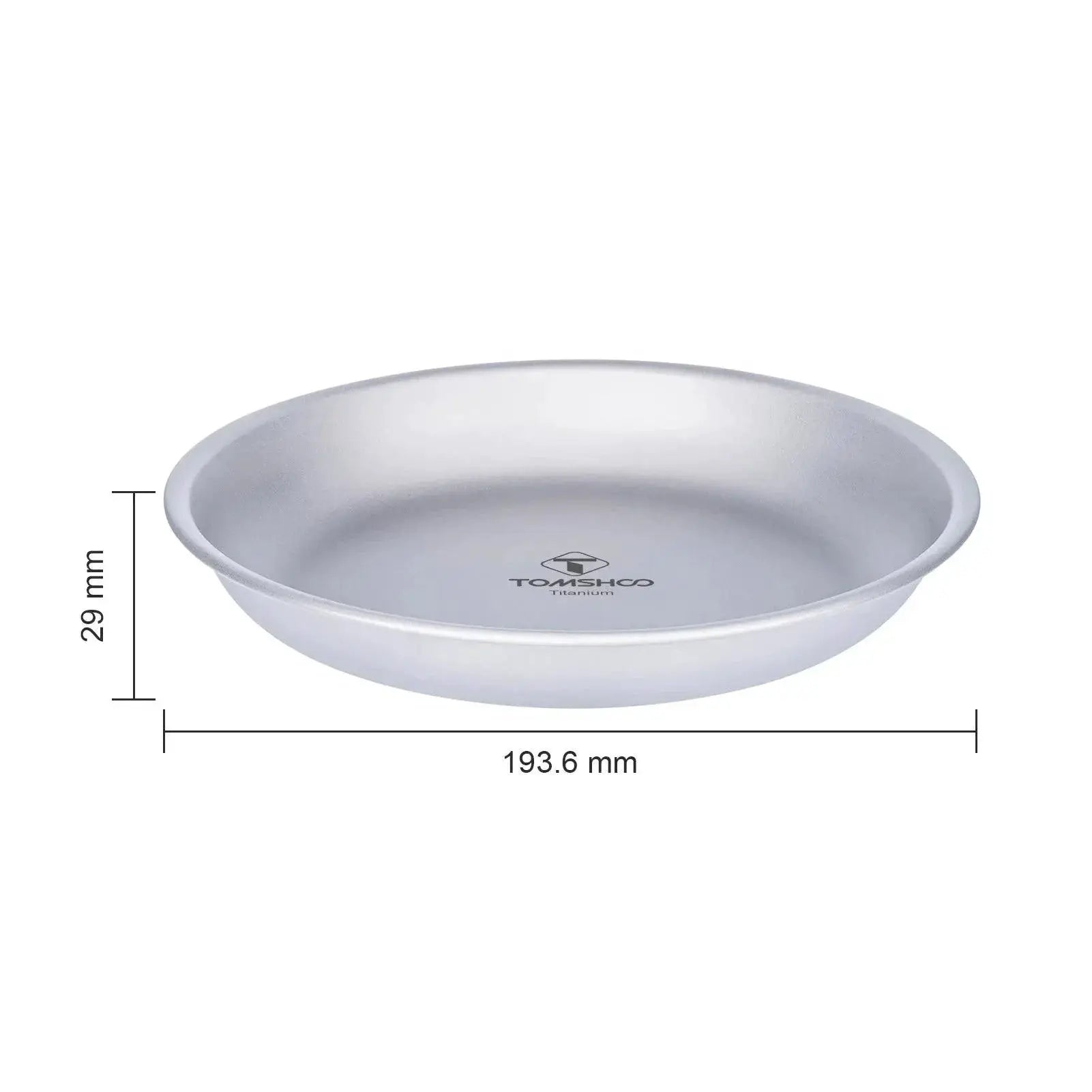 Ultralight Titanium Camping Plate For Hiking And Outdoor Use