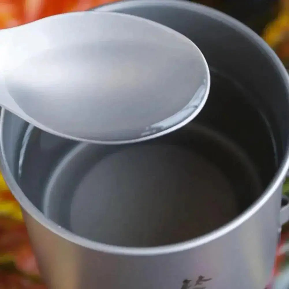 Ultralight Titanium Spork Two In One Spoon And Fork