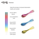 Titanium Spork Ultralight for Camping Hiking Travel Gear