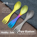Titanium Spork Ultralight for Camping Hiking Travel Gear