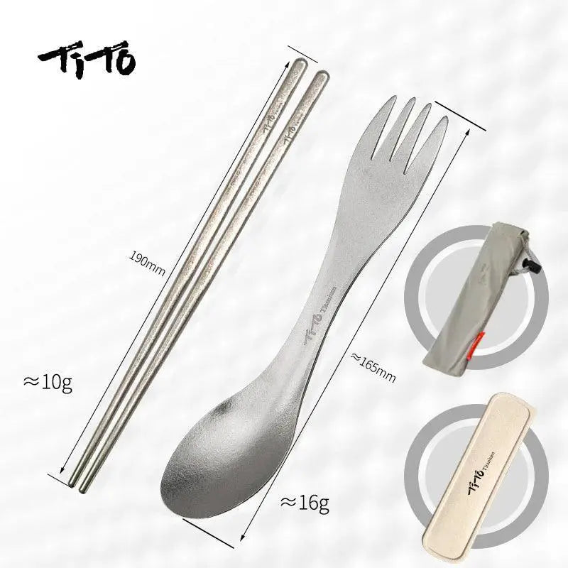 Durable Ultralight Spork for Campers — Rainbow