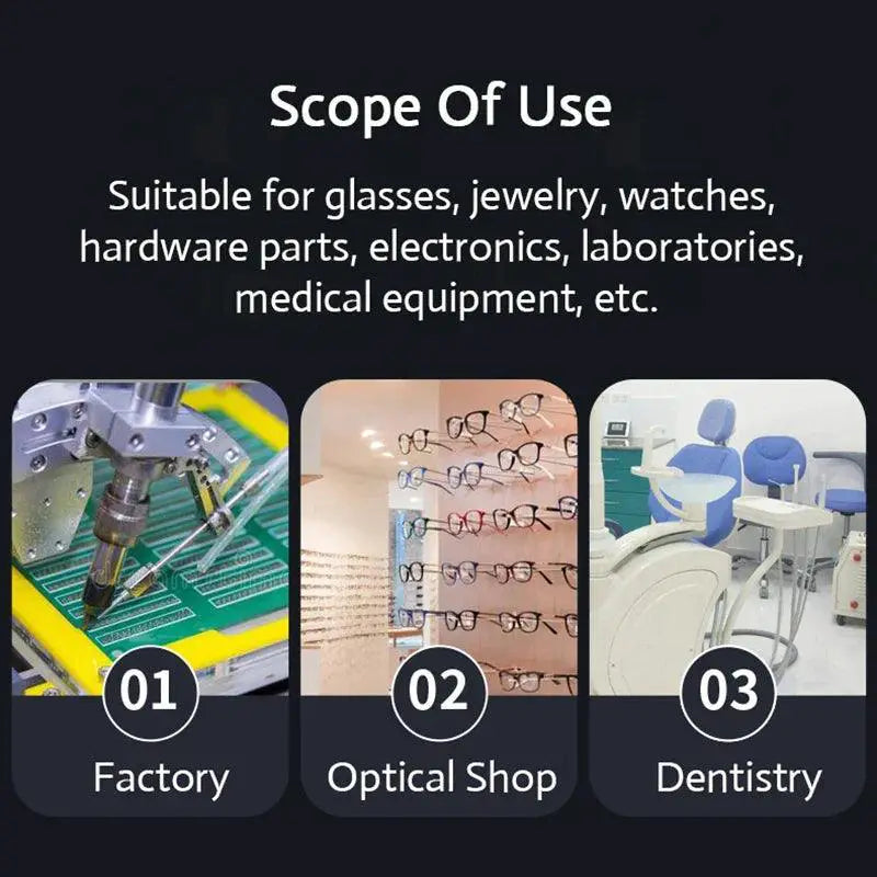Ultrasonic Jewelry Cleaner Gentle Efficient Cleaning Tool