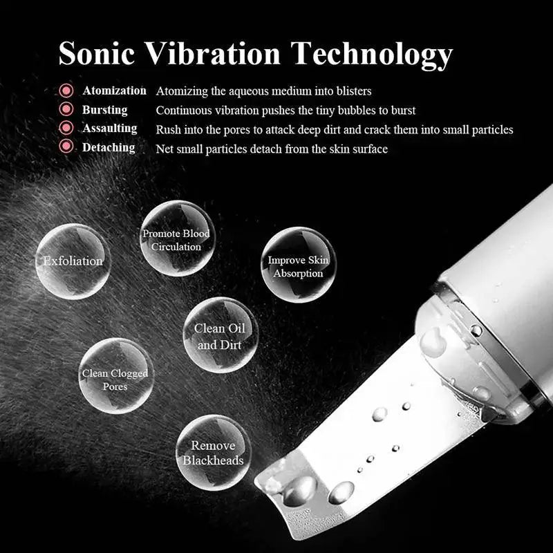 Ultrasonic Skin Scrubber For Advanced Skin Renewal At Home