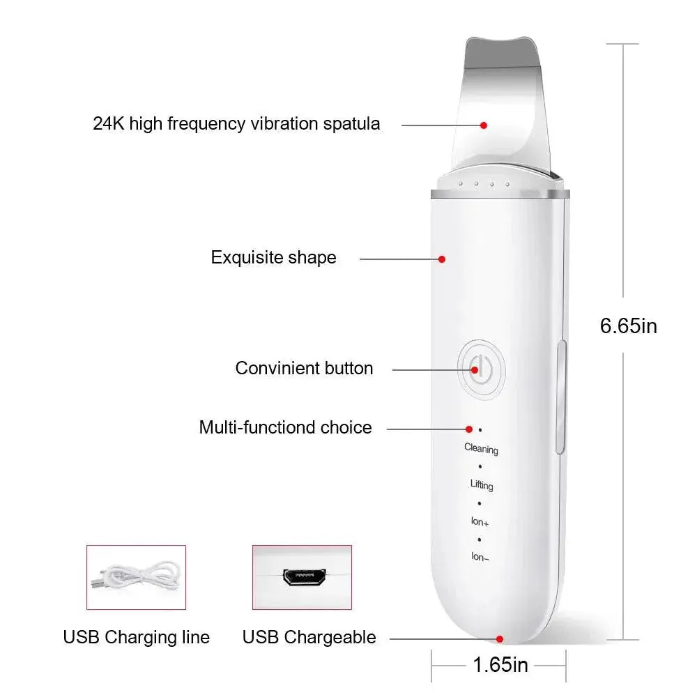 Ultrasonic Skin Scrubber For Advanced Skin Renewal At Home