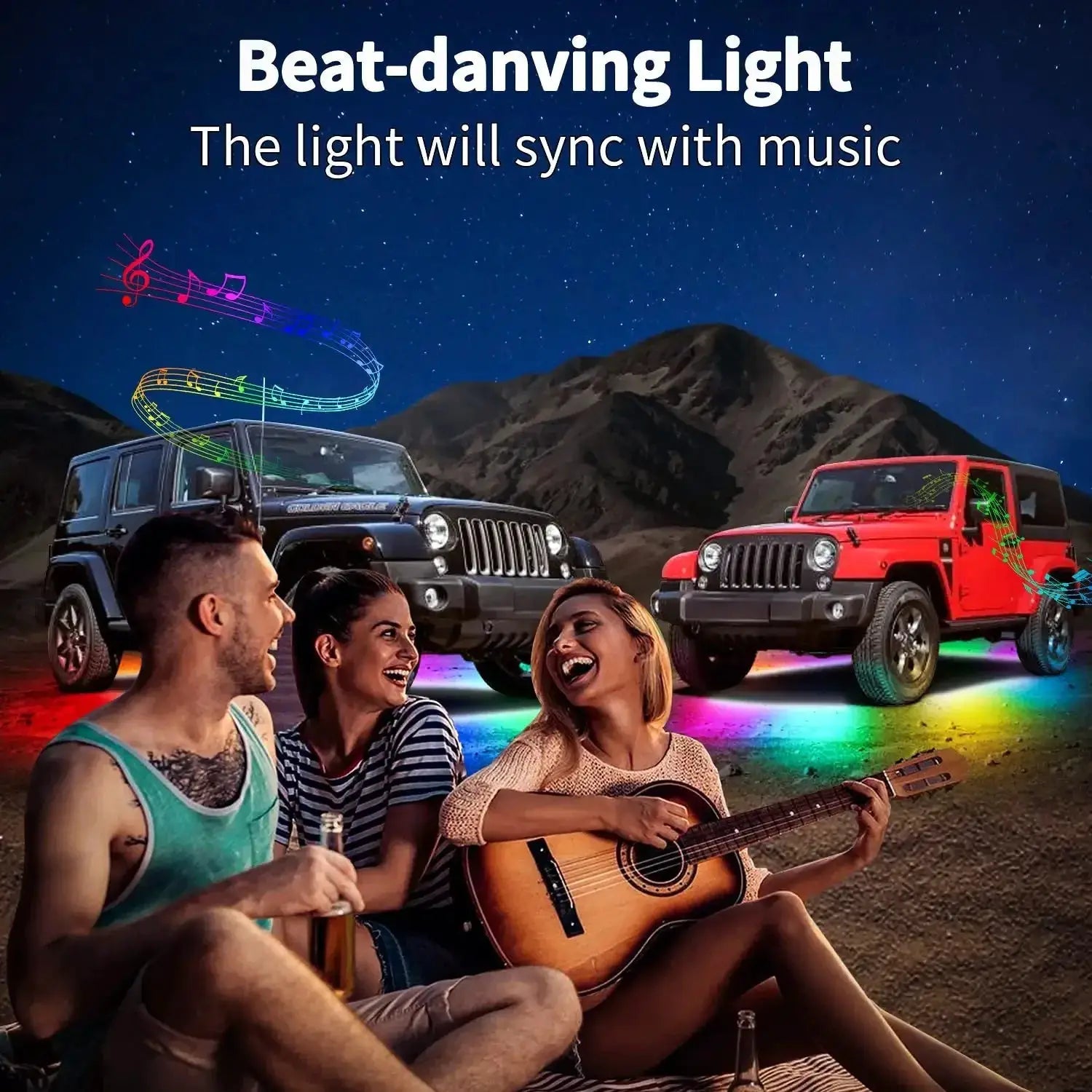 Underbody RGB Light for Night Visibility