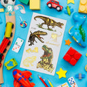 Unicorn Kids Tattoo Sticker: Delightful Colorful Fun Design