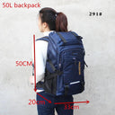 Unisex 50L/80L Outdoor Hiking Backpack for Travel Camping