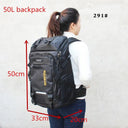 Unisex 50L/80L Outdoor Hiking Backpack for Travel Camping