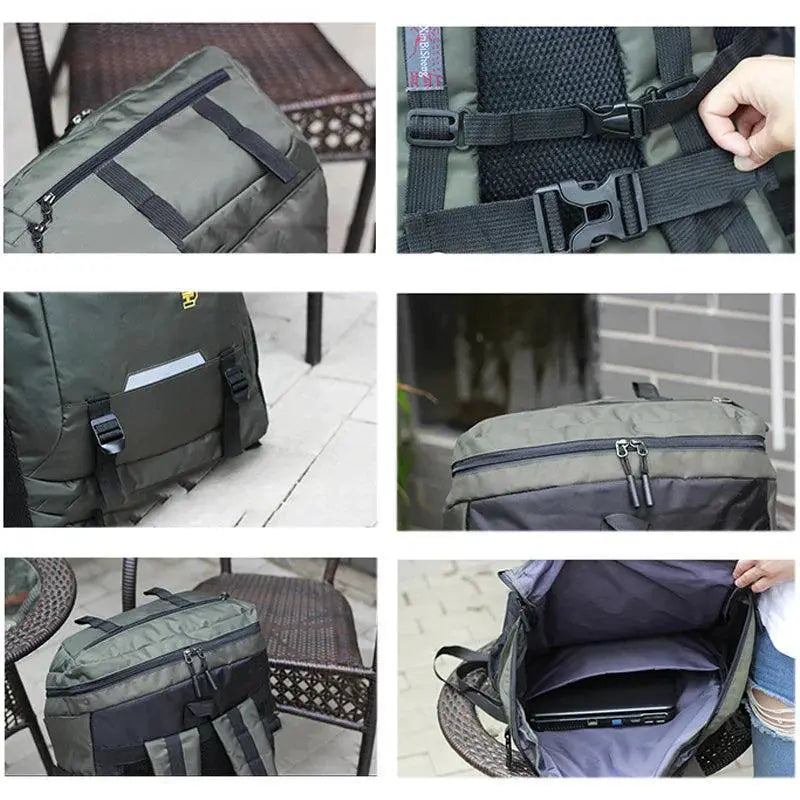 Unisex 50L 80L Hiking Backpack for Travel Camping Gear
