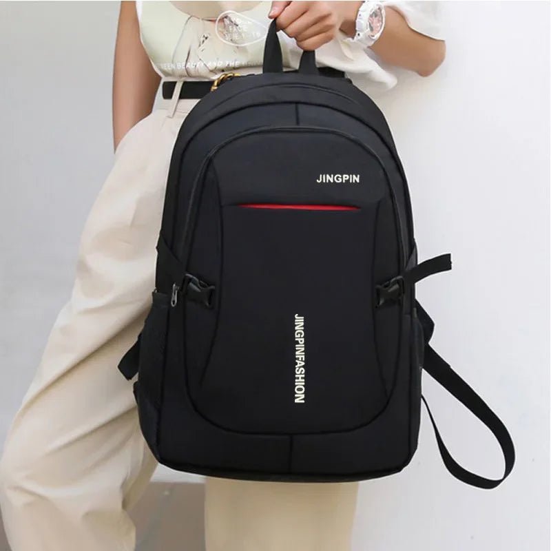 Unisex Canvas Briefcase Dual Shoulder Bag Lightweight Laptop Travel Everyday Use