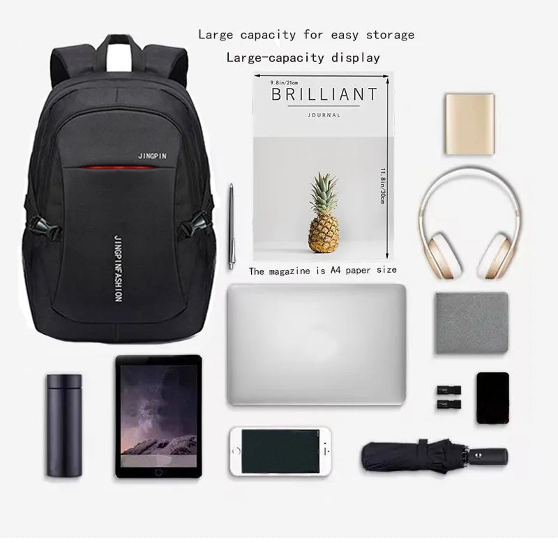 Unisex Canvas Briefcase Dual Shoulder Bag Lightweight Laptop Travel Everyday Use