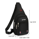 Unisex Canvas Leisure Sports Small Backpack Oxford Cloth Bag