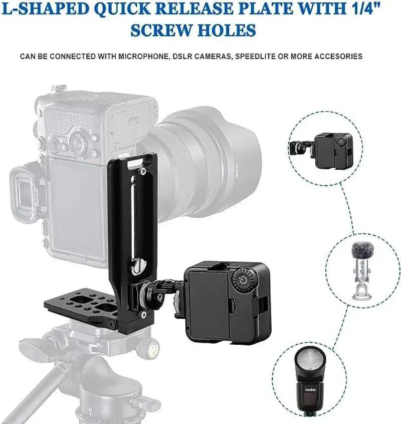 Universal L Bracket Aluminum for Nikon Canon Sony Fuji